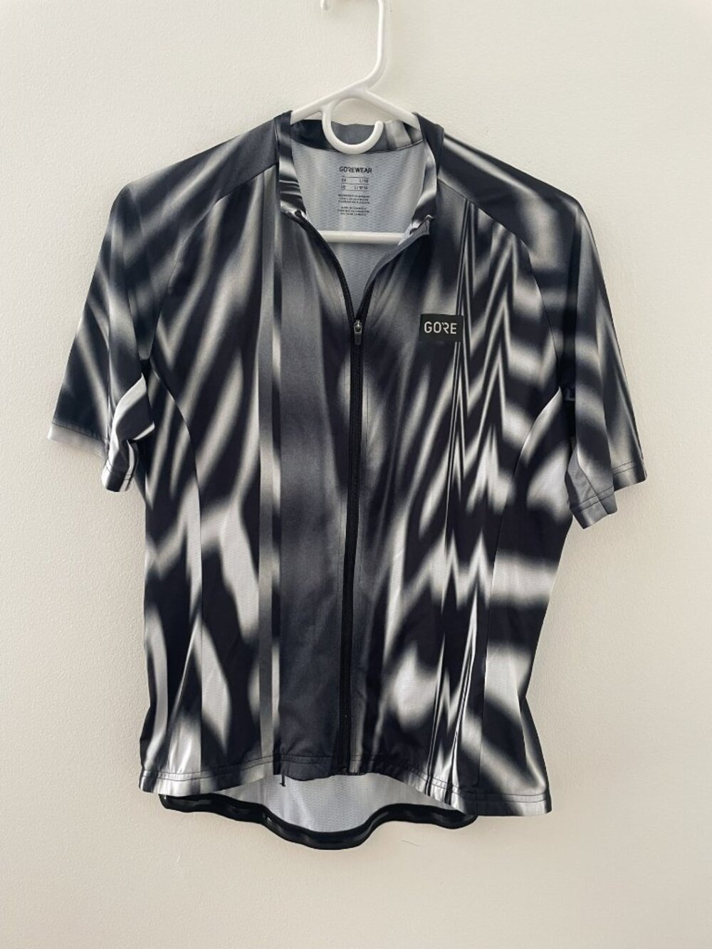 Gorewear Woman's S/S spirit paint bike jersey US L, black/lab gray, style 101024